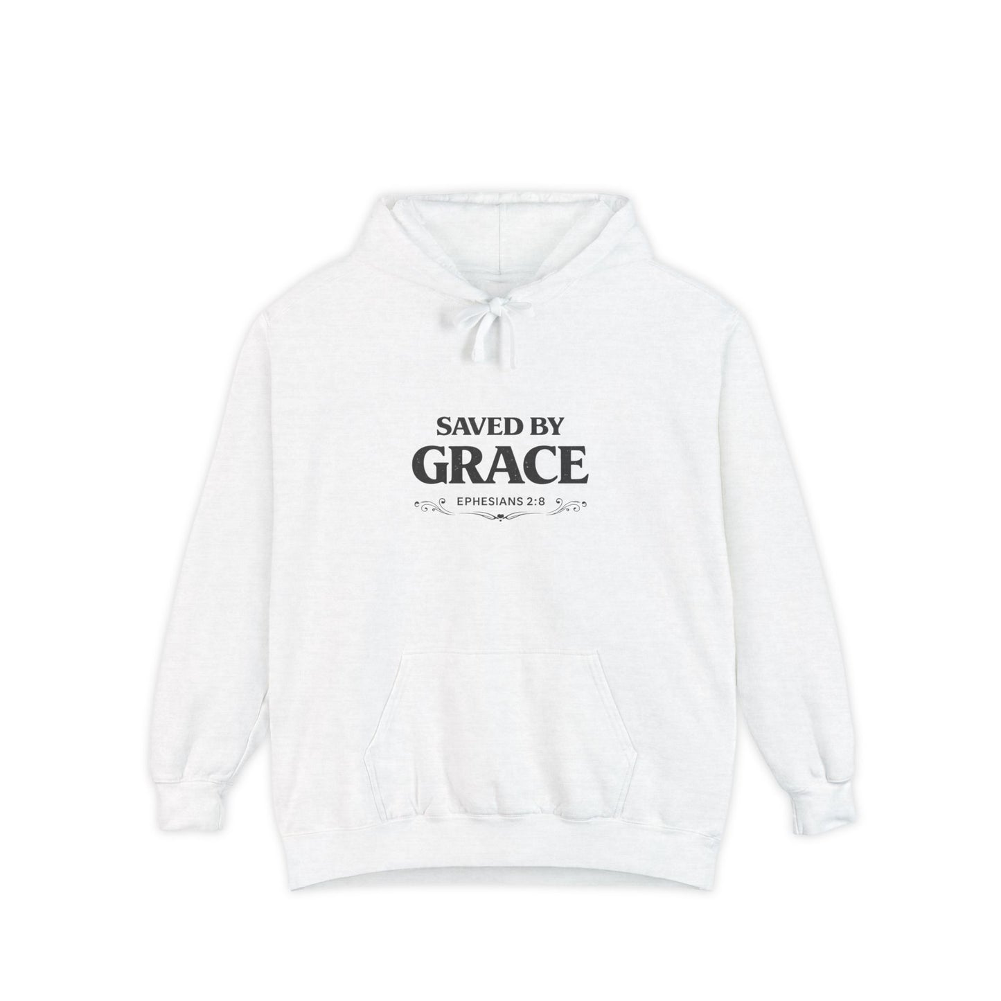 Saved By Grace Hoodie — Christian Faith Pullover (Ephesians 2:8-9)