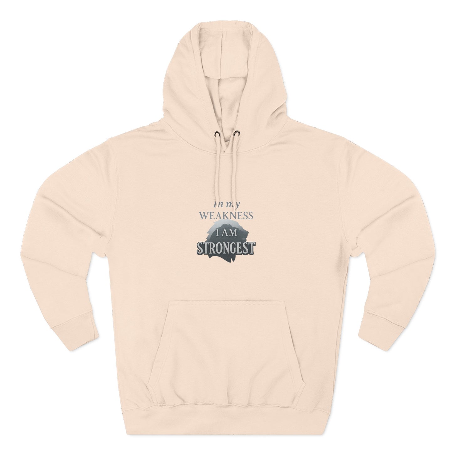Three-Panel Fleece Hoodie