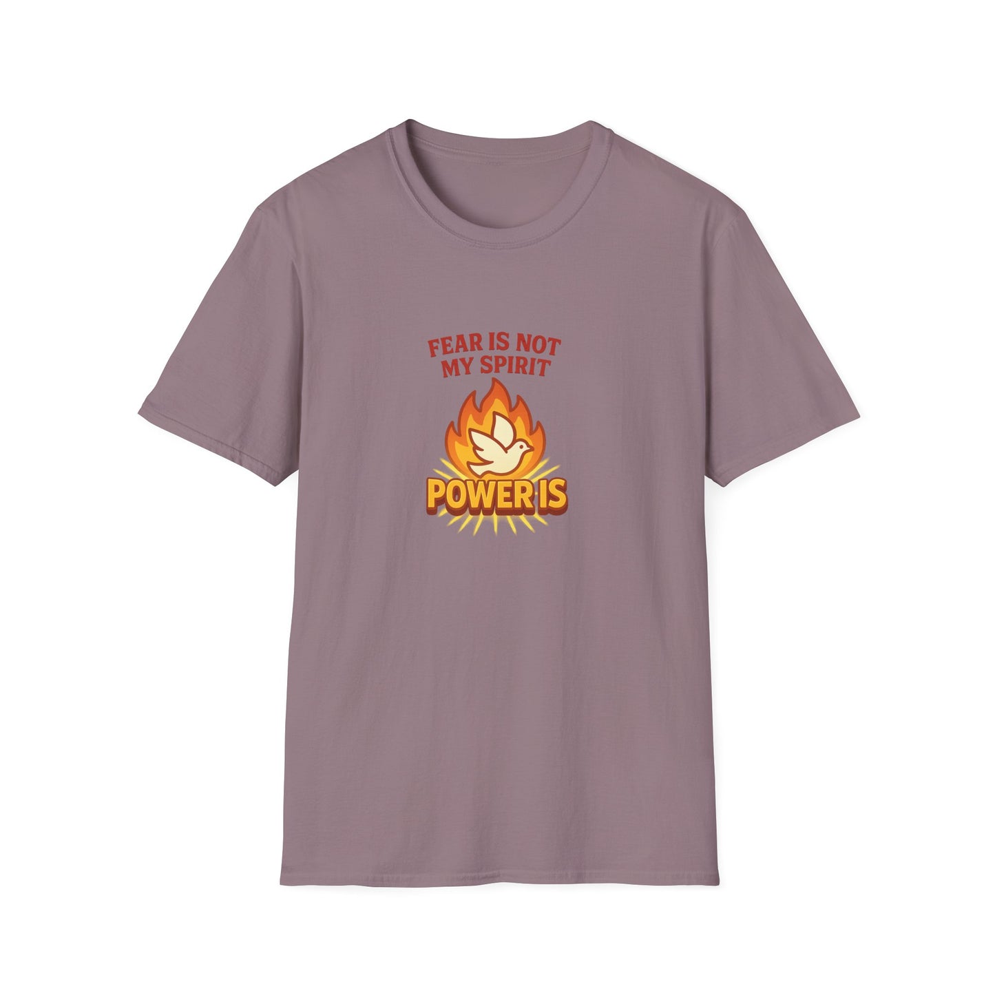 Fear Is Not My Spirit T-Shirt – Empowering Unisex Motivational Tee for Strength & Confidence