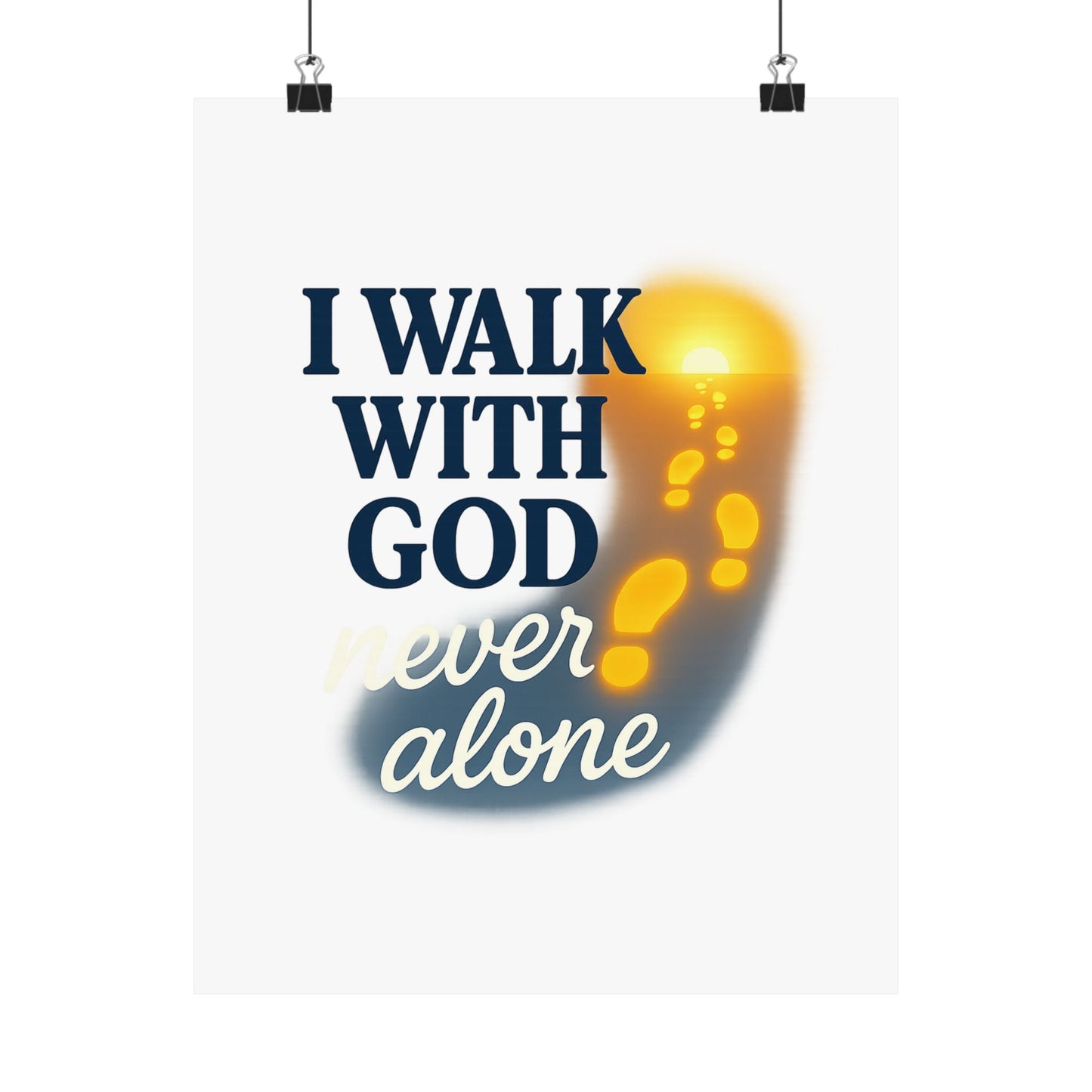 Inspirational Wall Art Poster, God Quote Decor, Faith Motivation Print, Religious Home Decor, Spiritual Gift