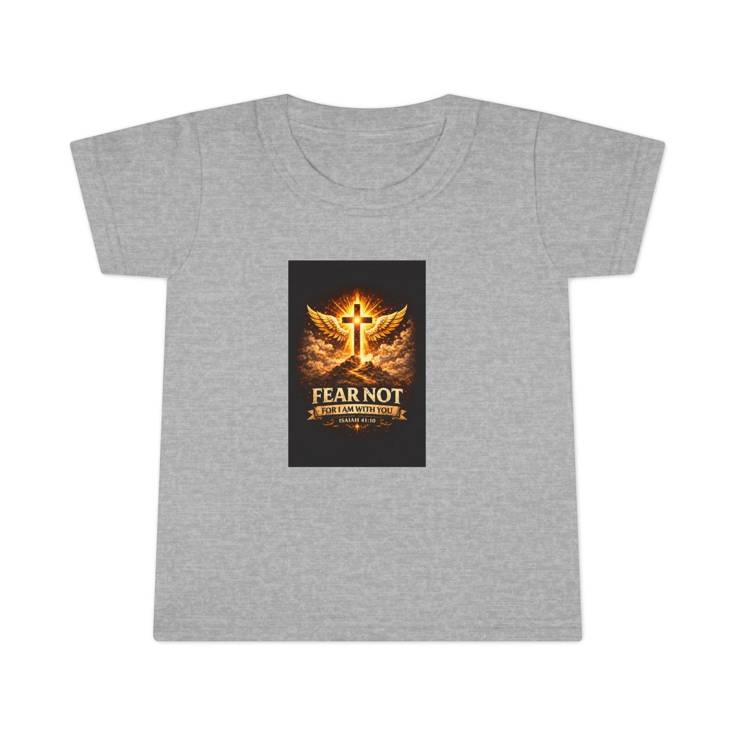 Toddler T-Shirt - Fear Not, Guardian Angel Cross Graphic
