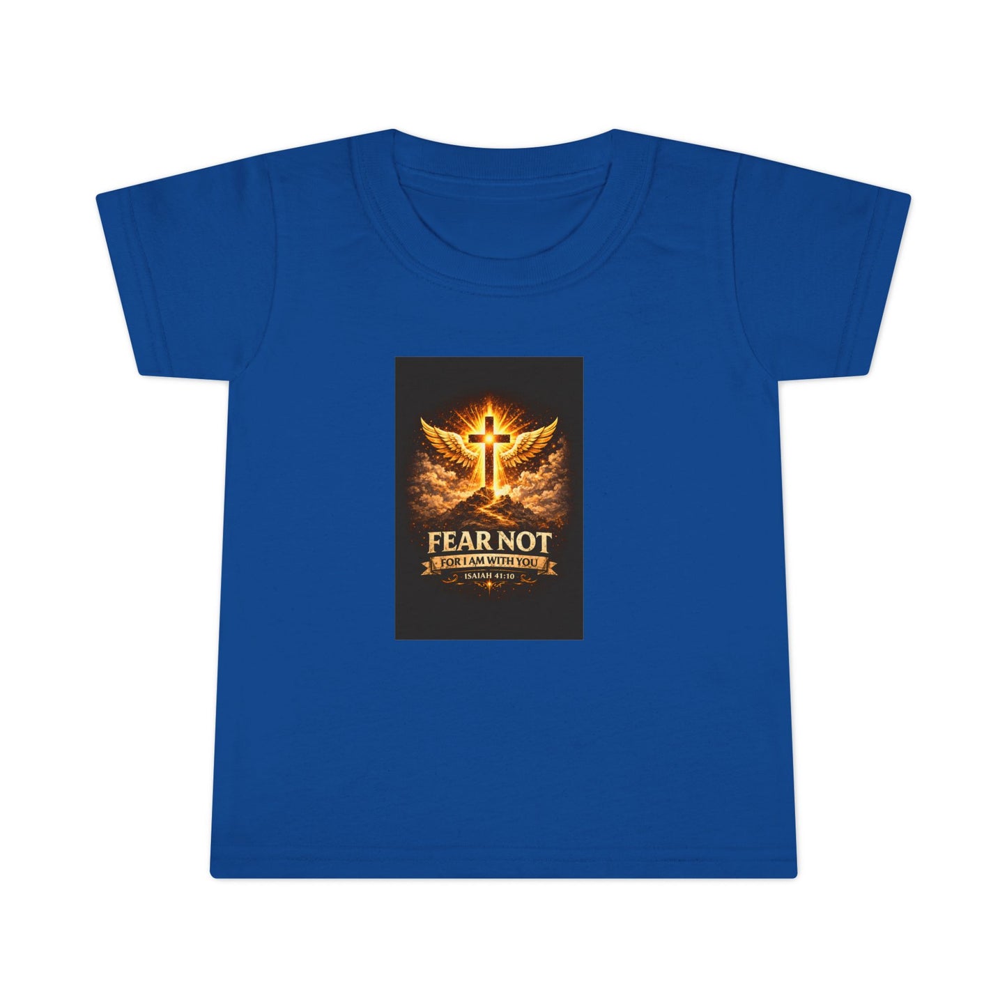 Toddler T-Shirt - Fear Not, Guardian Angel Cross Graphic