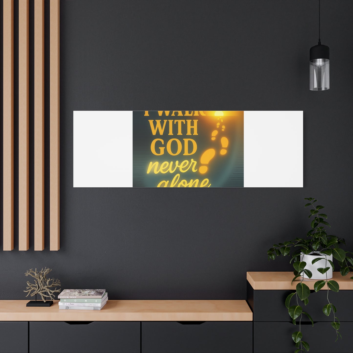 I Walk With God – Matte Canvas Wall Art