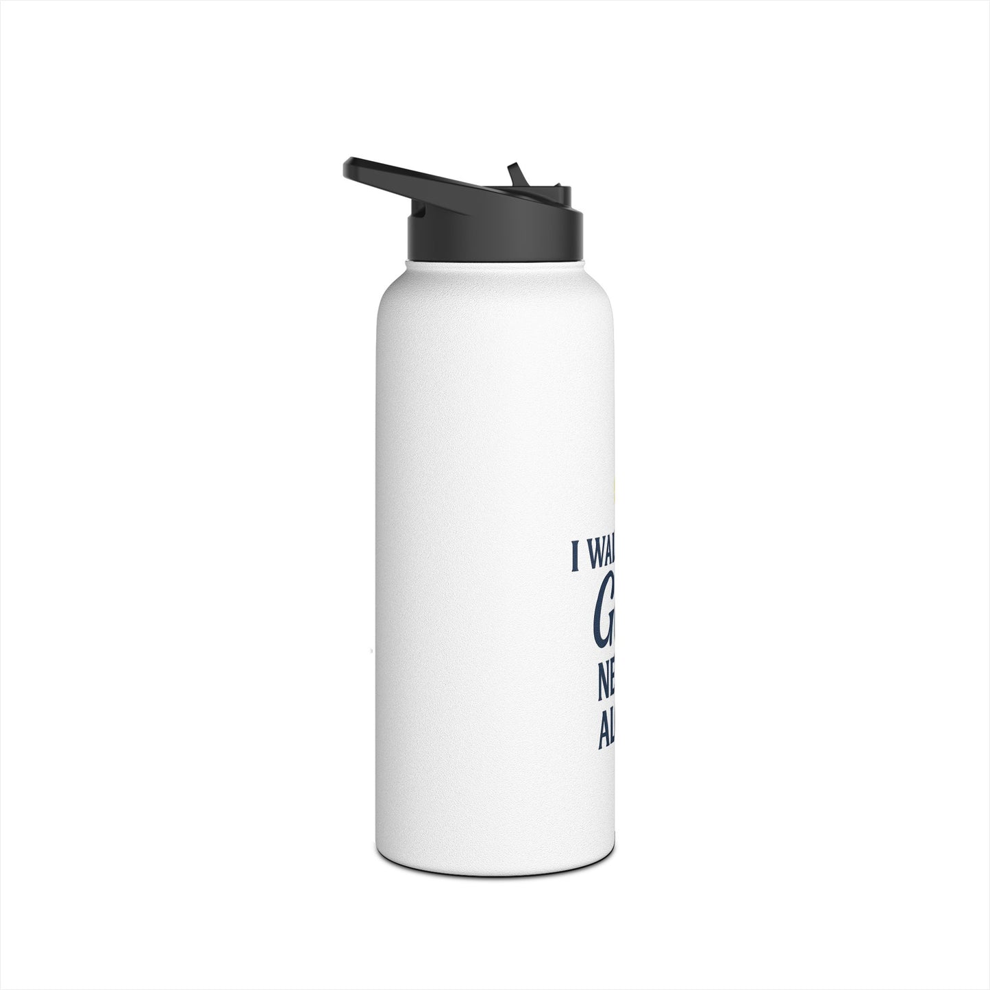 Faith-Inspired Stainless Steel Water Bottle (24oz)