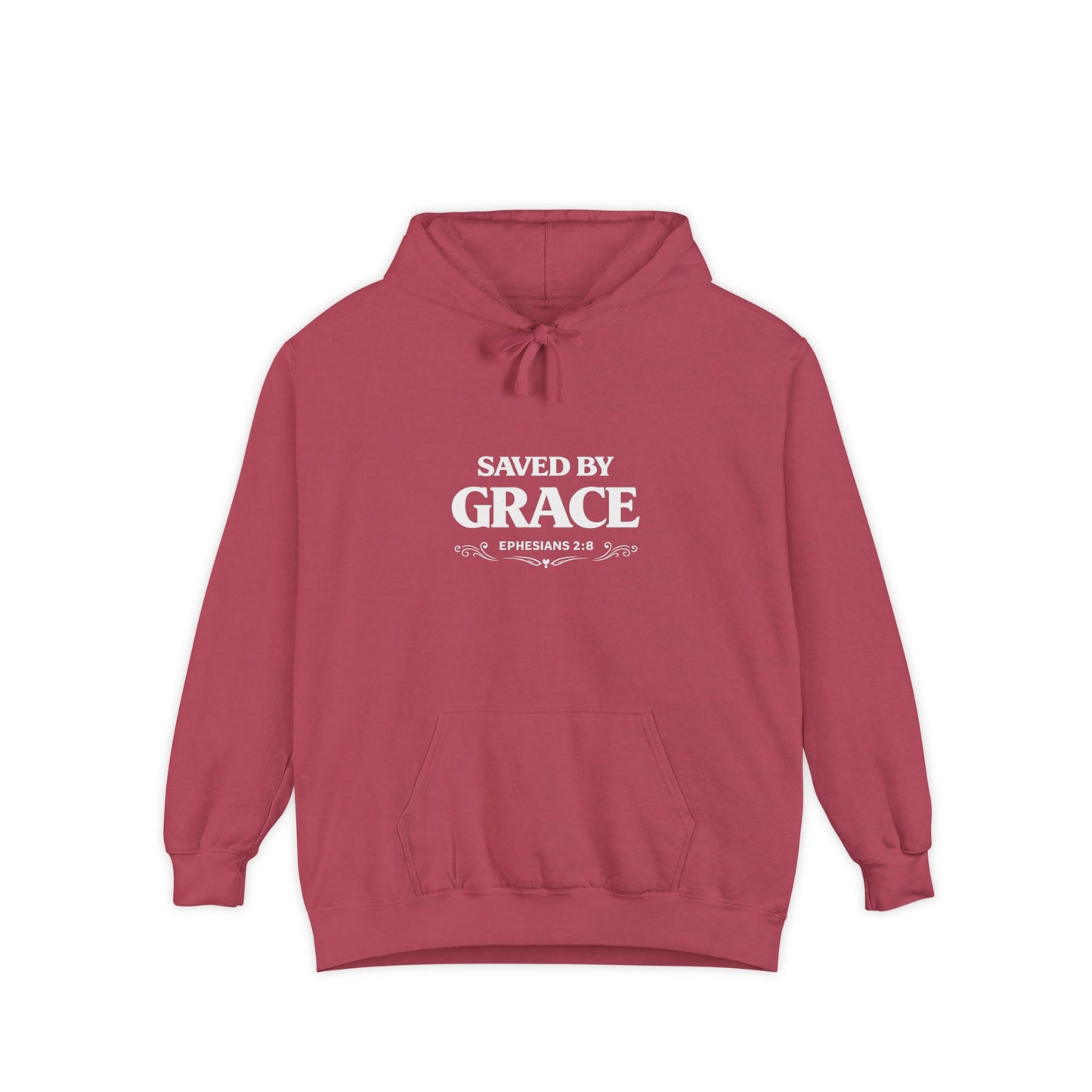 Saved by Grace Hoodie — Christian Faith Graphic Hoodie